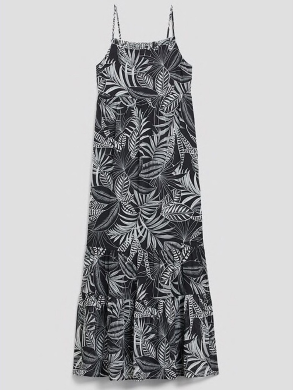 Banana Republic Factory Palm Print Maxi Dress Sz: SP